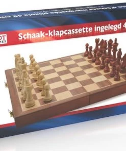 HOT Games Schaak-klapcassette Ingelegd 40 Cm Verzwaarde Schaakstukken -klassieke-spellen Winkel 550x375 4
