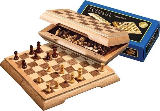 Philos Reis Schaakset Magnetisch, 17mm Veld 3 Philos Reis Schaakset Magnetisch, 17mm Veld
