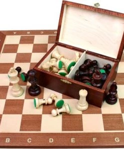 Chess The Game Klassiek Houten Schaakbord Met Staunton Nr. 5 Schaakstukken
