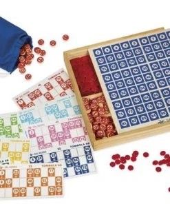 Dal Negro Bingoset Tombola 29,5 X 29,5 Cm Hout/karton