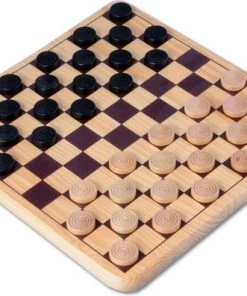 Longfield CHECKER SET 30 X 30 - DIAMETER 30 MM -klassieke-spellen Winkel 550x397