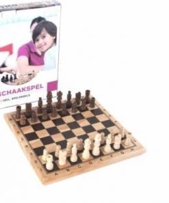 Longfield Darts Schaakspel Compleet. Afm. 30 X 30 Cm. Hoogte Koning 60 Mm -klassieke-spellen Winkel 550x400 1