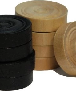 HOT Games Damschijven 32 Mm.in Blank/zwart In Houten Kist -klassieke-spellen Winkel 550x402 1