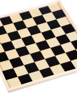 Longfield Games Schaak/dambord. Afm. 40 X 40 Cm. Verpakt In Shrink -klassieke-spellen Winkel 550x404