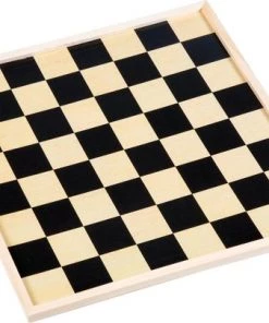 Longfield Games Schaak/dambord. Afm. 40 X 40 Cm. Verpakt In Shrink