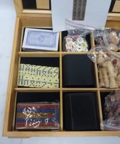 7 In 1 Bordspellen, In Houten Kist, Schaak,damen, Backgammon,Domino, Cribbage, Kaartspelen En Dobbelstenen. 13 7 In 1 Bordspellen, In Houten Kist, Schaak,damen, Backgammon,Domino, Cribbage, Kaartspelen En Dobbelstenen. -klassieke-spellen Winkel 550x412 32