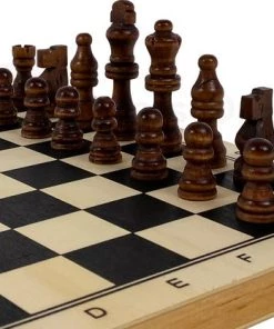 MDO Schaakbord - Spelbord - Schaakspel - Incl. Schaakstukken - Schaken - Hout -klassieke-spellen Winkel 550x417 2