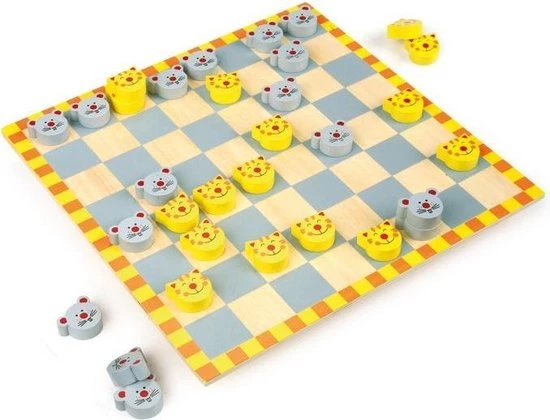 Small Foot Company Damspel Kat En Muis 3 Small Foot Company Damspel Kat En Muis