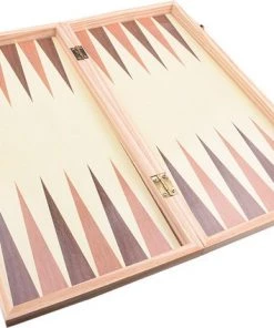 Shagam 3-in-1 Bordspel - 24 Cm - Schaakbord - Dambord - Backgammon - Schaakspel - Schaakset - Schaken - Dammen - Met Schaakstukken - Chess - Hout - Opklapbaar -klassieke-spellen Winkel 550x424 9