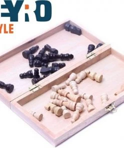 Meyro Lifestyle - Schaakbord Met Schaakstukken - Opbergdoos - Schaken - Schaakset - Schaakspel - Inclusief Speelstukken - Hout -klassieke-spellen Winkel 550x427 6