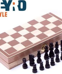 Meyro Lifestyle - Schaakbord Met Schaakstukken - Opbergdoos - Schaken - Schaakset - Schaakspel - Inclusief Speelstukken - Hout -klassieke-spellen Winkel 550x429 2