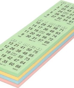 Merkloos 8x Bingokaarten Blok 1-75 - 3 Spellen Per Velletje - Bingospel -klassieke-spellen Winkel 550x432 10