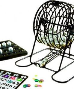 Longfield Games Bingomolen Zwart Metaal 13,5 Cm Actiespel