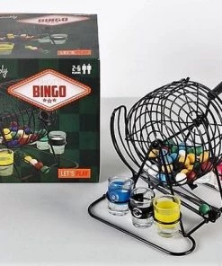 Merkloos Bingo Set Shotglas -klassieke-spellen Winkel 550x433