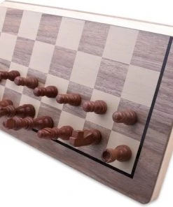 Shagam 2-in-1 Bordspel - 39 Cm - Magnetisch - Schaakbord - Dambord - Backgammon - Schaakspel - Schaakset - Schaken - Dammen - Met Schaakstukken - Chess - Hout - Opklapbaar -klassieke-spellen Winkel 550x441 1