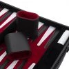 Longfield Backgammon 11 ", Rood/ Zwart/ Wit Gestikt -klassieke-spellen Winkel 550x444 5