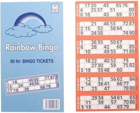 Merkloos 8x Bingokaarten 1-90 5 Merkloos 8x Bingokaarten 1-90 - Afbeelding 3
