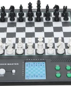 Shagam Elektronisch Schaakbord - Met Magnetische Schaakstukken - Schaakcomputer - 8 In 1 Computer - Schaakset - Schaakspel - Schaakles - Dammen - 4 Op Een Rij - Reversi -klassieke-spellen Winkel 550x446 2