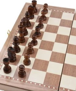 Shagam 3-in-1 Bordspel - 49 Cm - Schaakbord - Dambord - Backgammon - Schaakspel - Schaakset - Schaken - Dammen - Met Schaakstukken - Chess - Hout - Opklapbaar 20 Shagam 3-in-1 Bordspel - 49 Cm - Schaakbord - Dambord - Backgammon - Schaakspel - Schaakset - Schaken - Dammen - Met Schaakstukken - Chess - Hout - Opklapbaar -klassieke-spellen Winkel 550x448 14