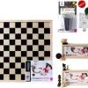 Longfield Games Compleet Dam/schaakbord Met Schaakstukken En Damstenen + Gratis Compleet Dobbelset -klassieke-spellen Winkel 550x448 3