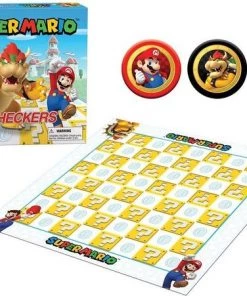 Super Mario Bros. Checkers / Damspel - Super Mario VS Bowser -klassieke-spellen Winkel 550x451 7