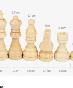 ROYAL GOODS RG Internationaal Schaakbord - Schaken - Schaakspel - Schaakset - Houten Schaakbord Met Schaakstukken - Schaakborden - Chess Board - Chess - Chess Set -klassieke-spellen Winkel 550x453