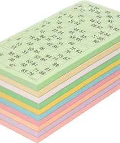 Merkloos Bingokaarten 1- 90
