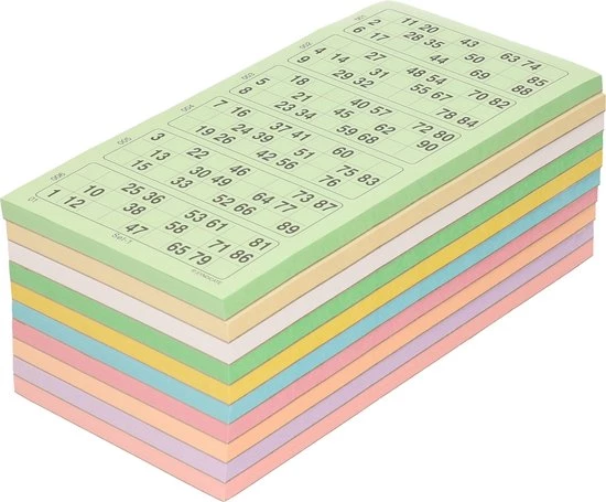 Merkloos 4x Bingokaarten 1-90 4 Merkloos 4x Bingokaarten 1-90 - Afbeelding 2
