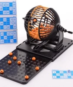 Merkloos John Toy Professionele Bingomolen Small Zwart -klassieke-spellen Winkel 550x457