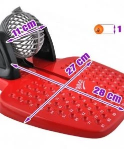 Merkloos Bingo Spel Met Molen & Kaarten - Bingospel - Lotto/Kien Spel Met Bingomolen & Bingokaarten -klassieke-spellen Winkel 550x461 10