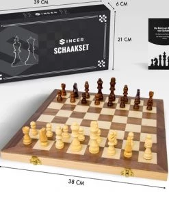 Sincer Schaakbord Met Staunton Schaakstukken 2 EXTRA Koninginnen Inclusief E-book Met Schaakregels - Houten Handgemaakte Schaakset/Schaakspel Voor Volwassenen GROOT FORMAAT Van 38x38cm 18 Sincer Schaakbord Met Staunton Schaakstukken 2 EXTRA Koninginnen Inclusief E-book Met Schaakregels - Houten Handgemaakte Schaakset/Schaakspel Voor Volwassenen GROOT FORMAAT Van 38x38cm -klassieke-spellen Winkel 550x462 5