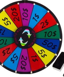 Autura Rad Van Fortuin - Gezelschapsspel - Draairad - Draaiwiel - Bordspel - 14 Vlakken - Met Statief -klassieke-spellen Winkel 550x476 7