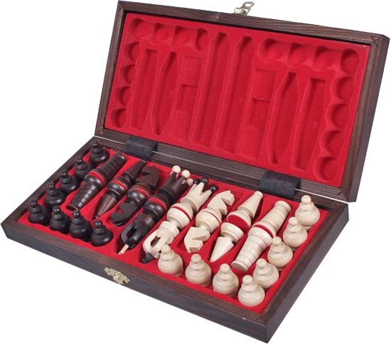 Sunrise New Line- Schaakspel Schaakbord Schaakset 30X30cm. 6 Sunrise New Line- Schaakspel Schaakbord Schaakset 30X30cm. - Afbeelding 4