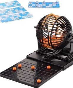 Merkloos John Toy Professionele Bingomolen Small Zwart -klassieke-spellen Winkel 550x488