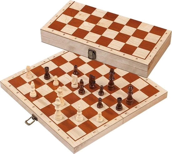 Philos Schaak Kassette Met Randbeschrijving Veld 42 Mm, Koningshoogte 76 Mm 3 Philos Schaak Kassette Met Randbeschrijving Veld 42 Mm, Koningshoogte 76 Mm