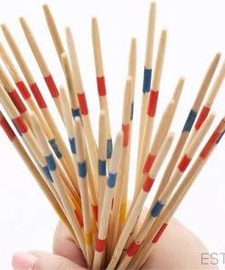 ESTARK Mikado Spel - Houten Mikado Game - Luxe Edition - 42-delig - In Houten Kistje - Met Spelregels - 20CM - Spel Houten Stokjes - Gezelschapsspel - MIKADO -klassieke-spellen Winkel 550x495 4