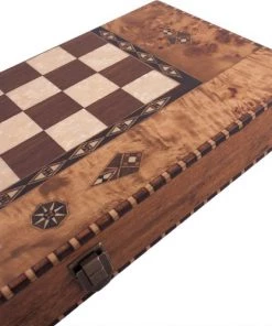 Helena Wood Art Backgammon - Tavla - Handgemaakt - Hout - Luxe Uitgave -klassieke-spellen Winkel 550x500 5