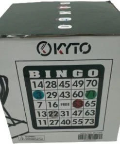 Kyto Games - Bingo Spel - Bingomolen - Bingoballen - Bingo Kaarten - Fiches - Spelbord - Bingo Molen - Metaal - Lotto Kinderspel -klassieke-spellen Winkel 550x501 8