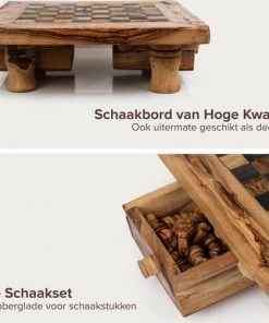 HappyWoods Schaakbord Klein – Schaakspel – Spellen – Spellen Voor Volwassenen – Bordspellen – 100% Natuurlijk Olijfhout 16 HappyWoods Schaakbord Klein – Schaakspel – Spellen – Spellen Voor Volwassenen – Bordspellen – 100% Natuurlijk Olijfhout -klassieke-spellen Winkel 550x502 4