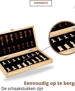 Qproducts Chessmate Inclusief Ebook Magnetisch Schaakspel Schaakbord Schaakbord Met Schaakstukken Schaakset Schaakspellen Schaakspel Hout Volwassenen Schaakborden Kinderen -klassieke-spellen Winkel 550x509 2