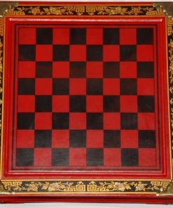 Merkloos Terracotta Schaakbord-26x26cm-Schaakspel-Schaakset-Met Schaakstukken-Hout-Bordspel- -klassieke-spellen Winkel 550x511 5