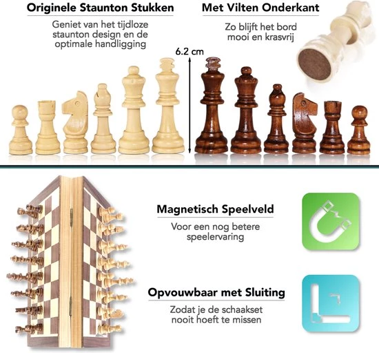 CheckMate XL GrandMaster Series Gratis Ebook Schaakspel Schaakbord Met Staunton Schaakstukken Magnetisch Schaakspellen Schaakspel Volwassenen Hout Schaakborden Schaakborden Volwassenen Schaakset Schaken Schaak Chess Set 5 CheckMate XL GrandMaster Series Gratis Ebook Schaakspel Schaakbord Met Staunton Schaakstukken Magnetisch Schaakspellen Schaakspel Volwassenen Hout Schaakborden Schaakborden Volwassenen Schaakset Schaken Schaak Chess Set - Afbeelding 3