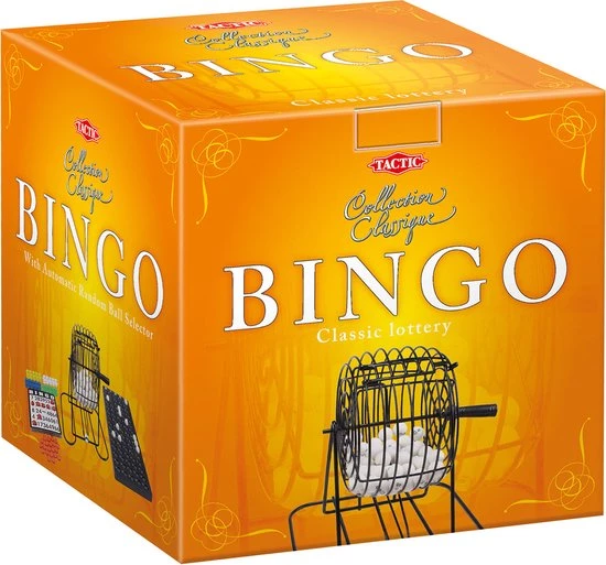 Tactic Bingospel Collection Classique Aluminium Zwart/wit 8 Tactic Bingospel Collection Classique Aluminium Zwart/wit - Afbeelding 6