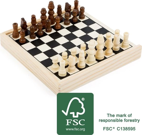 Small Foot Company Small Foot - Chess Game To Go 4 Small Foot Company Small Foot - Chess Game To Go - Afbeelding 2