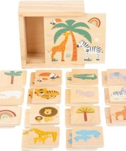 Small Foot Company Small Foot - Memory Game "Safari" -klassieke-spellen Winkel 550x526 3