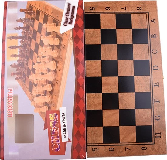 Merkloos Schaakbord | Dambord | Backgammon | 29 X 29 Cm | Schaakspel | Schaakset | Schaken | Dammen | Met Schaakstukken | 3-in-1 Bordspel | Chess | Hout | Opklapbaar 8 Merkloos Schaakbord | Dambord | Backgammon | 29 X 29 Cm | Schaakspel | Schaakset | Schaken | Dammen | Met Schaakstukken | 3-in-1 Bordspel | Chess | Hout | Opklapbaar - Afbeelding 6