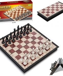 Chess Set - Magnetisch Schaakbord - Inklapbaar Bord - 33x33 Cm
