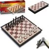 Marjan Mode Luxe Schaakbord Met Schaakstukken - Chess Set - Magnetisch Schaakbord Met Schaak Stukken - Schaakspel - Inklapbaar Bord - 33x33 Cm -klassieke-spellen Winkel 550x529 6