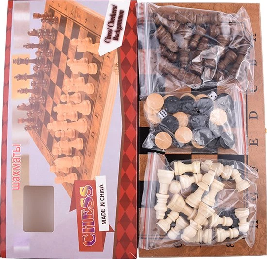 Merkloos Schaakbord | Dambord | Backgammon | 29 X 29 Cm | Schaakspel | Schaakset | Schaken | Dammen | Met Schaakstukken | 3-in-1 Bordspel | Chess | Hout | Opklapbaar 9 Merkloos Schaakbord | Dambord | Backgammon | 29 X 29 Cm | Schaakspel | Schaakset | Schaken | Dammen | Met Schaakstukken | 3-in-1 Bordspel | Chess | Hout | Opklapbaar - Afbeelding 7