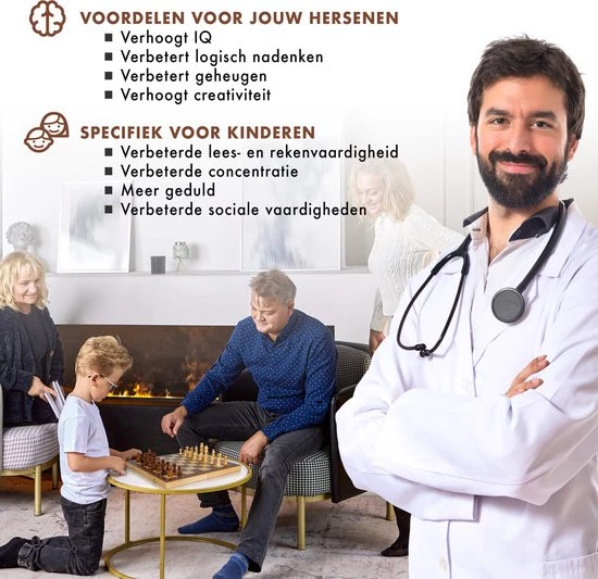 Sincer Schaakbord Met Staunton Schaakstukken 2 EXTRA Koninginnen Inclusief E-book Met Schaakregels - Houten Handgemaakte Schaakset/Schaakspel Voor Volwassenen GROOT FORMAAT Van 38x38cm 12 Sincer Schaakbord Met Staunton Schaakstukken 2 EXTRA Koninginnen Inclusief E-book Met Schaakregels - Houten Handgemaakte Schaakset/Schaakspel Voor Volwassenen GROOT FORMAAT Van 38x38cm - Afbeelding 10